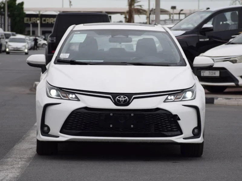 2025 Toyota Corolla Elite 1.8 Litres Hybrid 4 Cylinder Engine White Grey Sedan