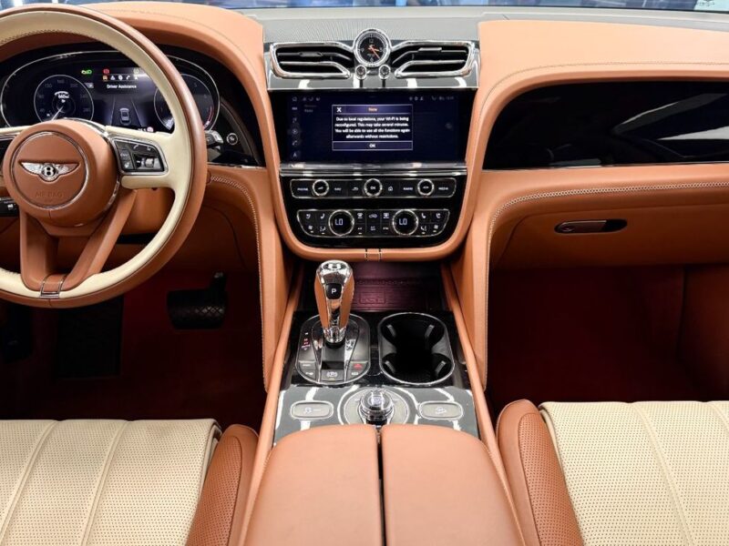 2022 Bentley Bentayga S 4.0L V8 Twin-Turbo Petrol Engine Gold Beige SUV Fully Loaded