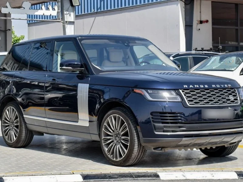 2022 Land Rover Range Rover HSE P400 3.0L 6-Cylinder Inline Petrol Blue Beige SUV