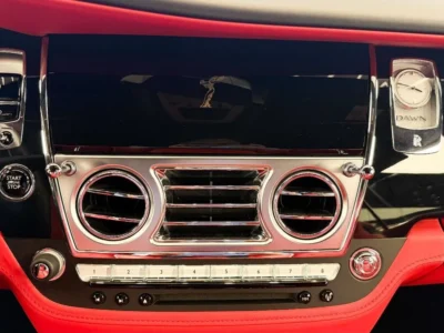 2017 Rolls-Royce Dawn Bespoke Silver Package 6.6L V12 Twin-Turbo White Red Convertible