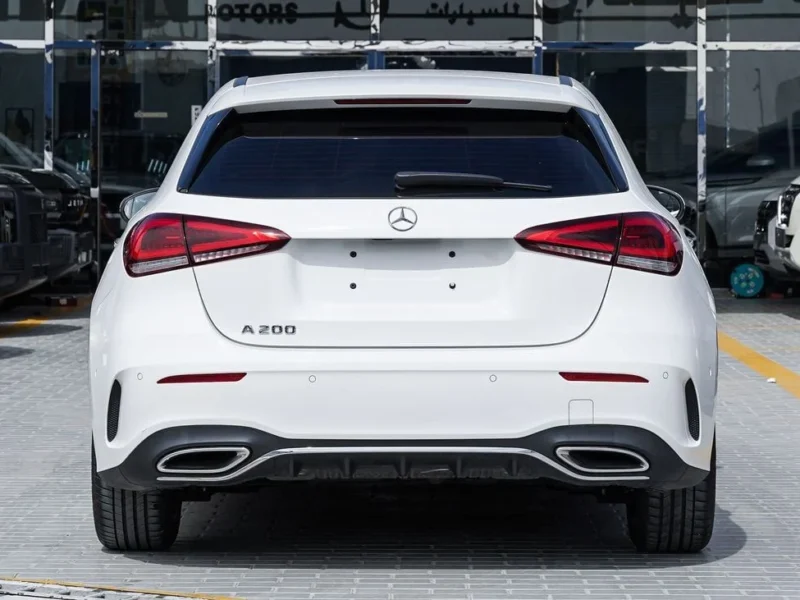 2023 Mercedes-Benz A 200 1.3-liter turbocharged 4-cylinder Petrol Engine White Black Sedan