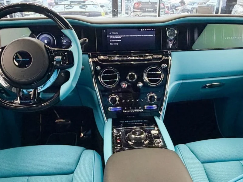 2026 Rolls‑Royce Cullinan Original Mansory Crafted 6.75L V12 Twin-Turbo Grey Blue SUV