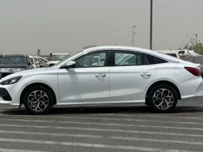 2025 MG 5 1.5 Litres Naturally Aspirated 4 Cylinders Petrol Engine White Black Sedan