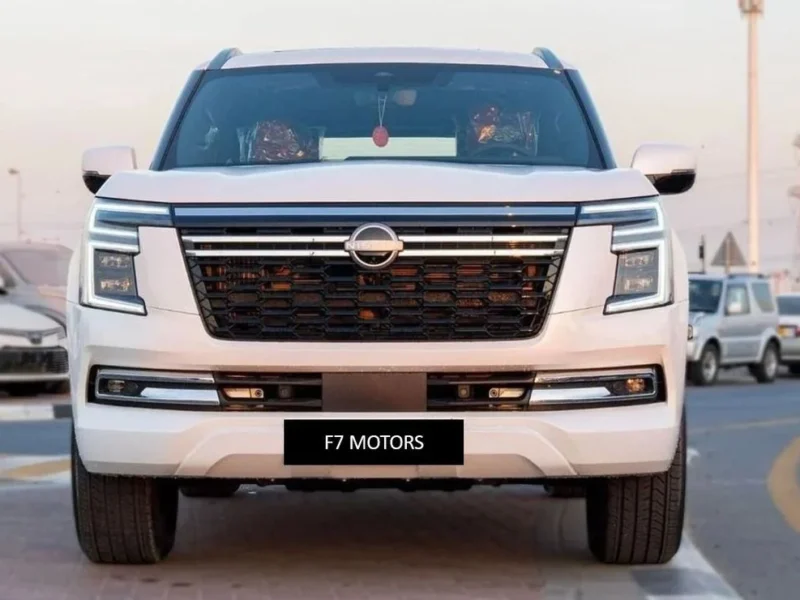 2026 Nissan Patrol LE Platinum City 3.5L V6 Twin-Turbo Engine White Red SUV GCC