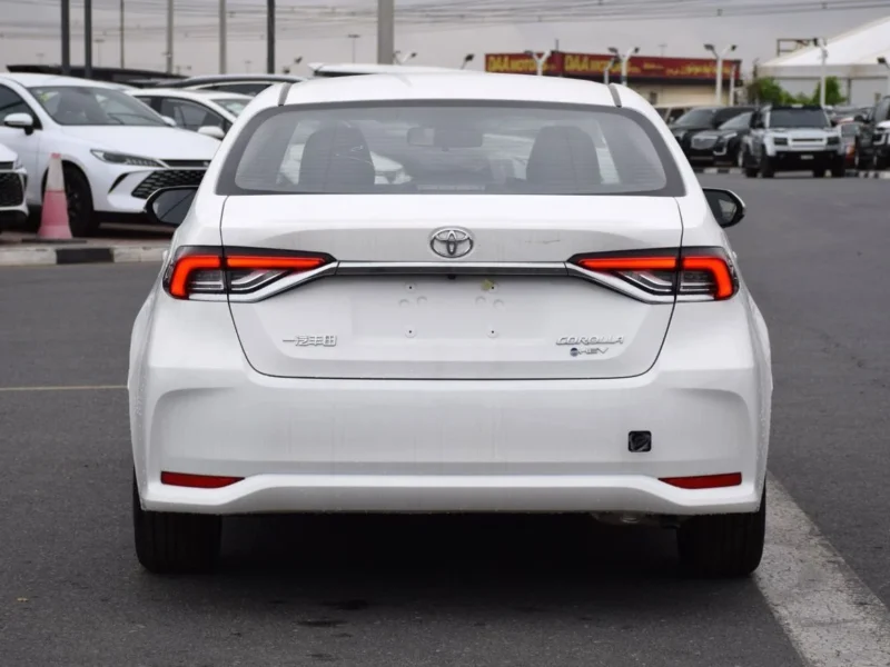 2025 Toyota Corolla Elite 1.8 Litres Hybrid 4 Cylinder Engine White Grey Sedan