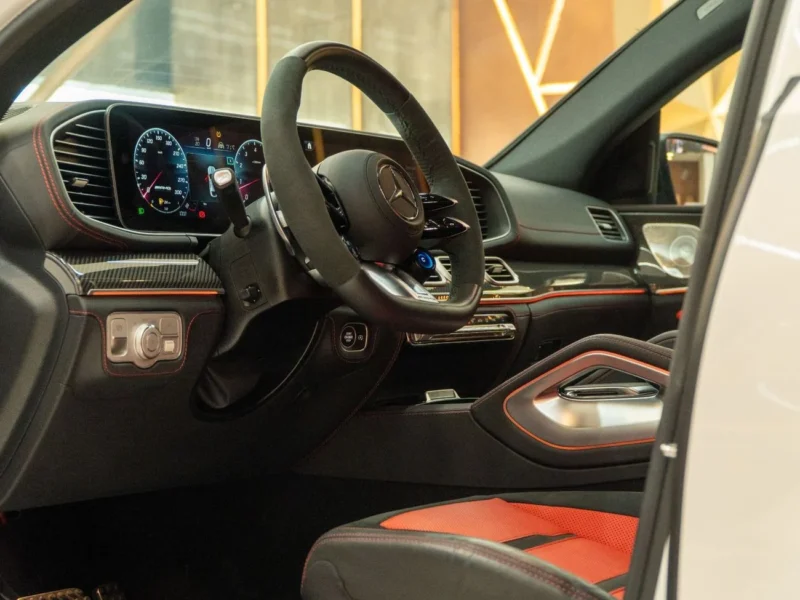 2024 Mercedes-Benz GLE 63 S AMG Coupe 4MATIC+ 4.0L V8 Biturbo White Red Coupe