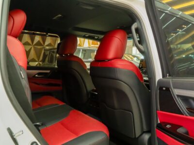 2025 Lexus LX700h F Sport 3.5 Litres 6 Cylinders Hybrid Engine White Red SUV