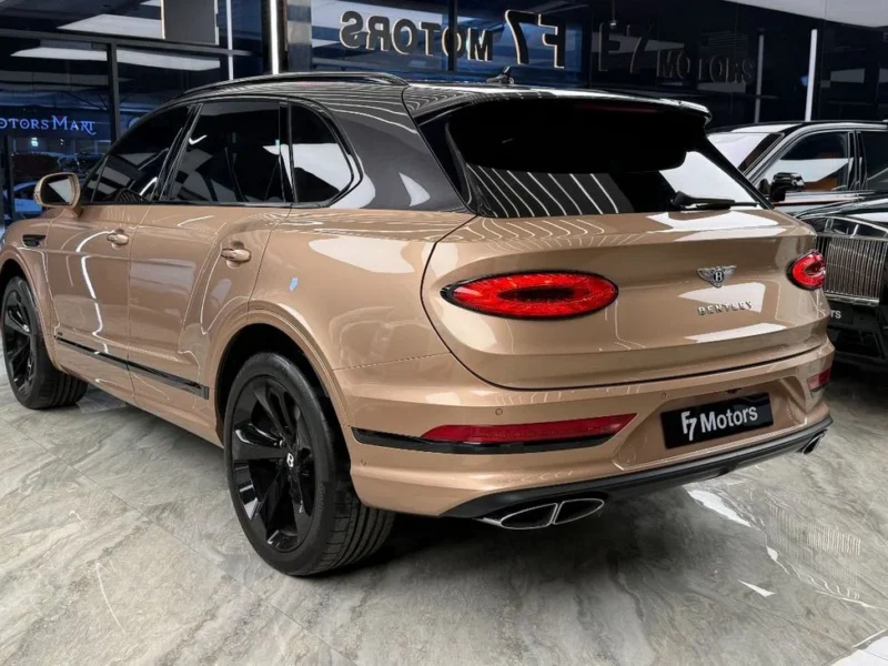2022 Bentley Bentayga S 4.0L V8 Twin-Turbo Petrol Engine Gold Beige SUV Fully Loaded