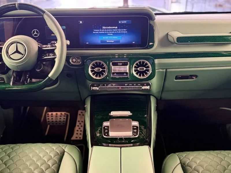 2026 Mercedes-Benz AMG G 63 Brabus G800 4.0L V8 Bi-Turbo Engine Green SUV