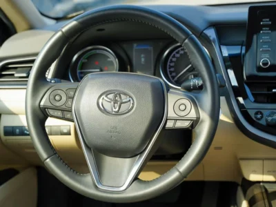 2022 Toyota Camry 2.5 Litres 4 Cylinders Hybrid Engine Gold Beige Sedan GCC Specs
