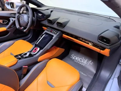 2024 Lamborghini Huracan EVO Spyder 10 Cylinders Engine Grey Orange Convertible