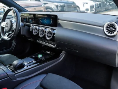 2023 Mercedes-Benz A 200 1.3-liter turbocharged 4-cylinder Petrol Engine White Black Sedan