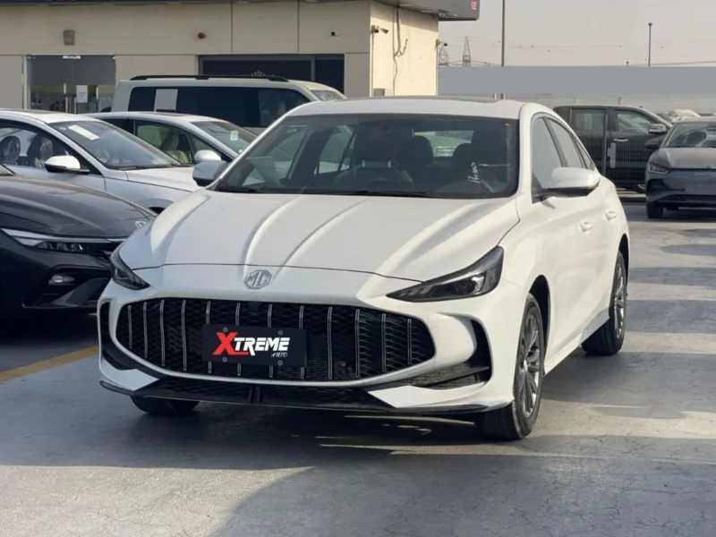 2025 MG 5 1.5 Litres Naturally Aspirated 4 Cylinders Petrol Engine White Black Sedan