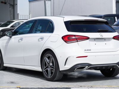 2023 Mercedes-Benz A 200 1.3-liter turbocharged 4-cylinder Petrol Engine White Black Sedan