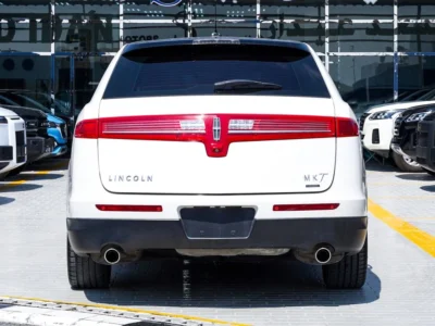 2015 Lincoln MKT 3.5-liter twin-turbocharged EcoBoost V6 Petrol Engine White Black SUV