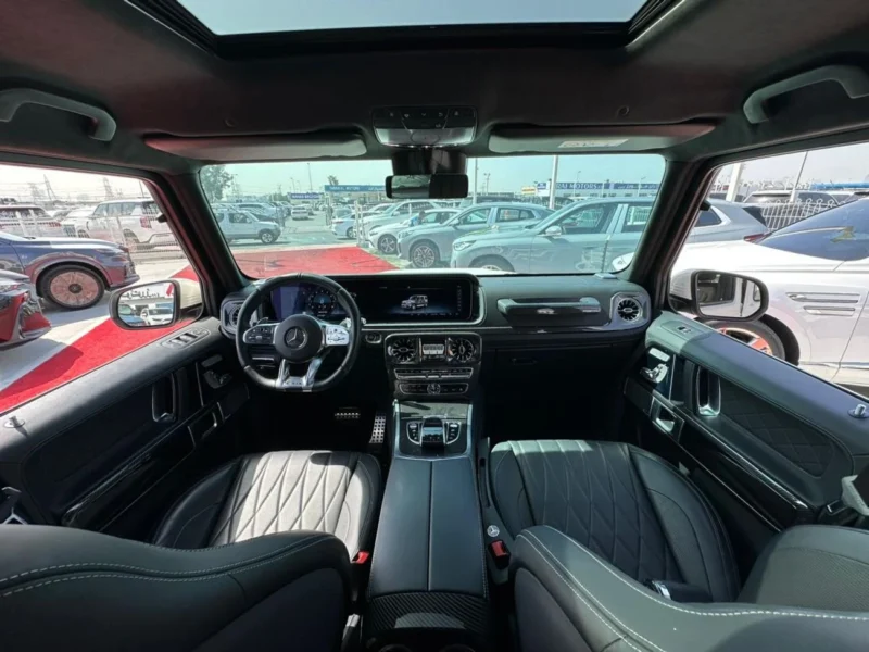 2020 Mercedes-Benz G 63 AMG 4.0 Litres V8 Biturbo Engine White Black SUV Brabus Kit