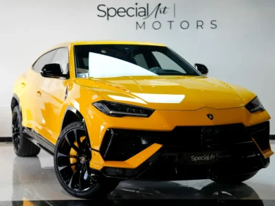 2024 Lamborghini Urus S 8 Cylinder petrol Engine Yellow Black SUV Carbon Fiber Interior
