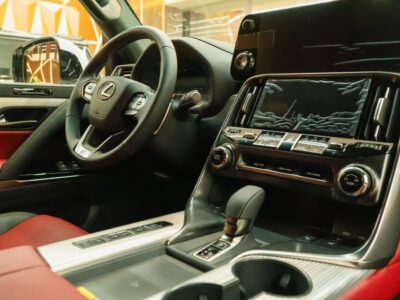 2025 Lexus LX700h F Sport 3.5 Litres 6 Cylinders Hybrid Engine White Red SUV