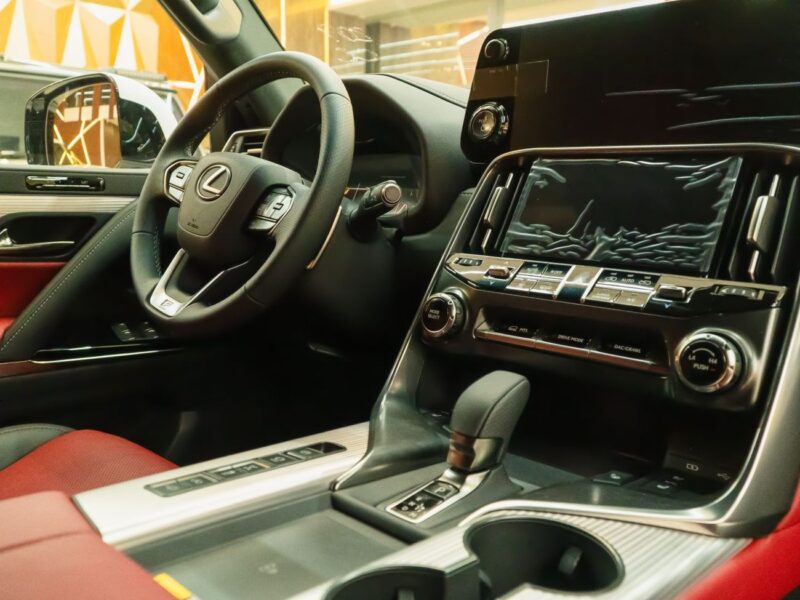 2025 Lexus LX700h F Sport 3.5 Litres 6 Cylinders Hybrid Engine White Red SUV