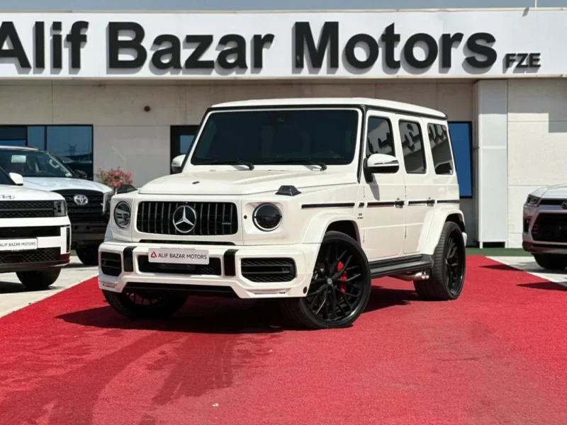 2020 Mercedes-Benz G 63 AMG 4.0 Litres V8 Biturbo Engine White Black SUV Brabus Kit