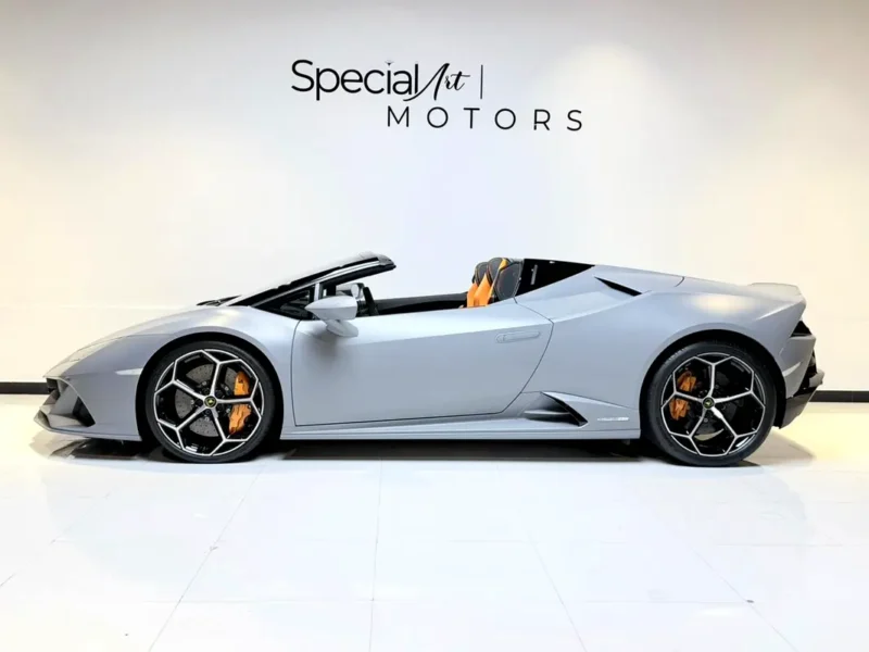 2024 Lamborghini Huracan EVO Spyder 10 Cylinders Engine Grey Orange Convertible