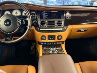 2019 Rolls-Royce Wraith 6.6L Twin-Turbocharged V12 Engine Gold Tan Coupe GCC Specs