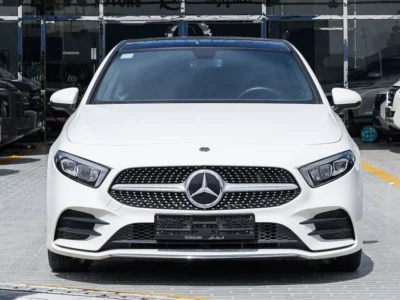 2023 Mercedes-Benz A 200 1.3-liter turbocharged 4-cylinder Petrol Engine White Black Sedan