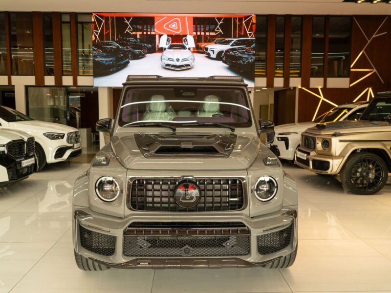 2025 Mercedes-Benz G 63 AMG BRABUS G 800 4.0L V8 Biturbo Engine Grey White SUV