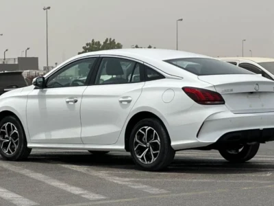 2025 MG 5 1.5 Litres Naturally Aspirated 4 Cylinders Petrol Engine White Black Sedan