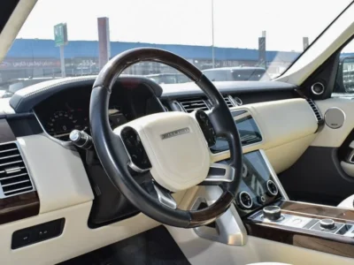 2022 Land Rover Range Rover HSE P400 3.0L 6-Cylinder Inline Petrol Blue Beige SUV