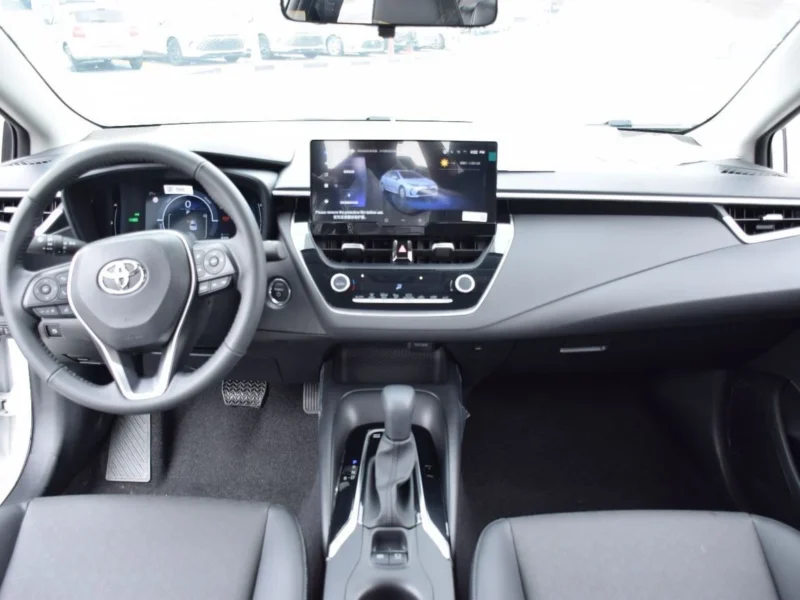 2025 Toyota Corolla Elite 1.8 Litres Hybrid 4 Cylinder Engine White Grey Sedan