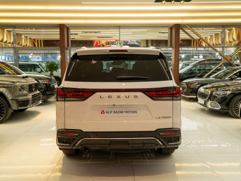 2025 Lexus LX700h F Sport 3.5 Litres 6 Cylinders Hybrid Engine White Red SUV