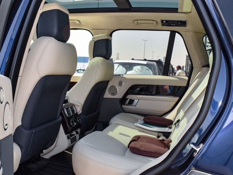 2022 Land Rover Range Rover HSE P400 3.0L 6-Cylinder Inline Petrol Blue Beige SUV