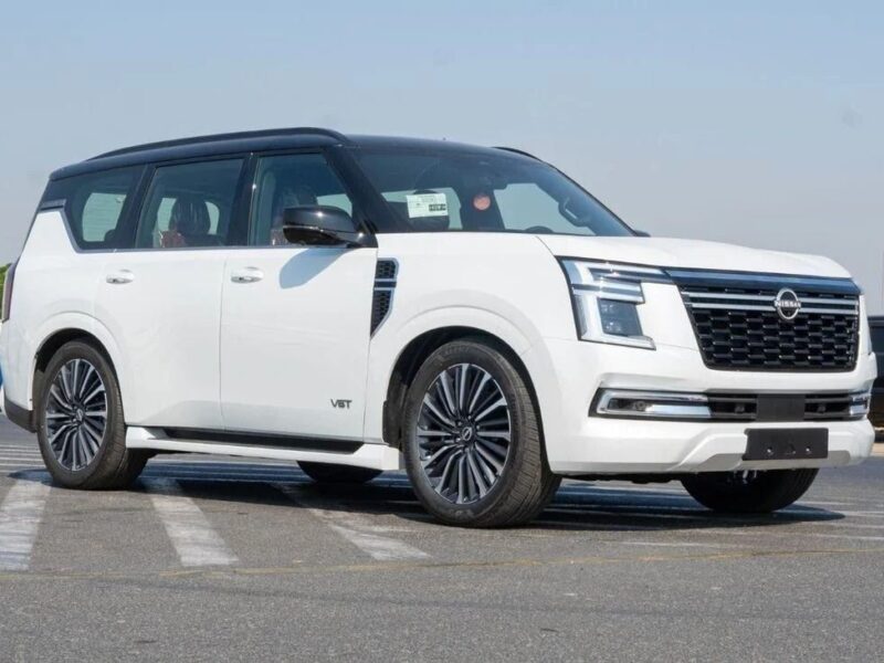 2026 Nissan Patrol LE Platinum City 3.5L V6 Twin-Turbo Engine White Red SUV GCC