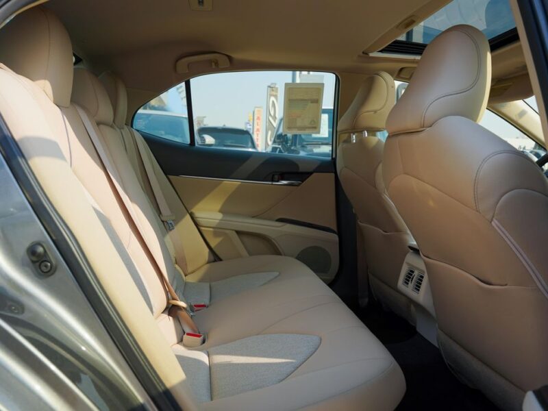 2022 Toyota Camry 2.5 Litres 4 Cylinders Hybrid Engine Gold Beige Sedan GCC Specs