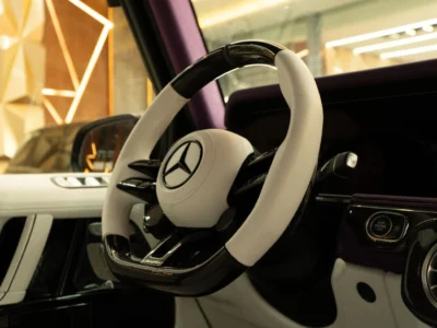 2025 Mercedes-Benz G 63 AMG BRABUS G 800 4.0L V8 Biturbo Engine Grey White SUV