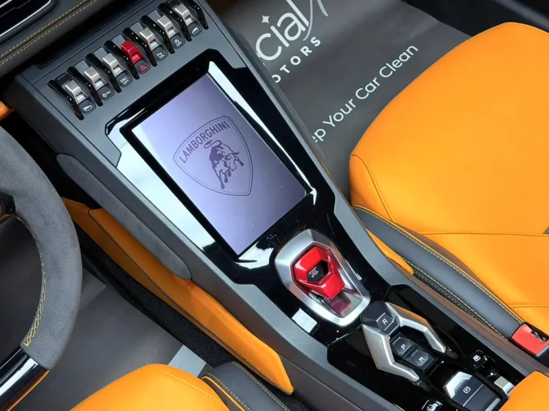 2024 Lamborghini Huracan EVO Spyder 10 Cylinders Engine Grey Orange Convertible