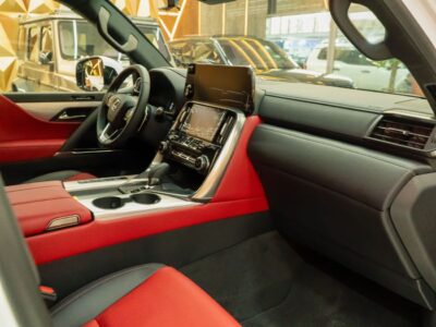 2025 Lexus LX700h F Sport 3.5 Litres 6 Cylinders Hybrid Engine White Red SUV