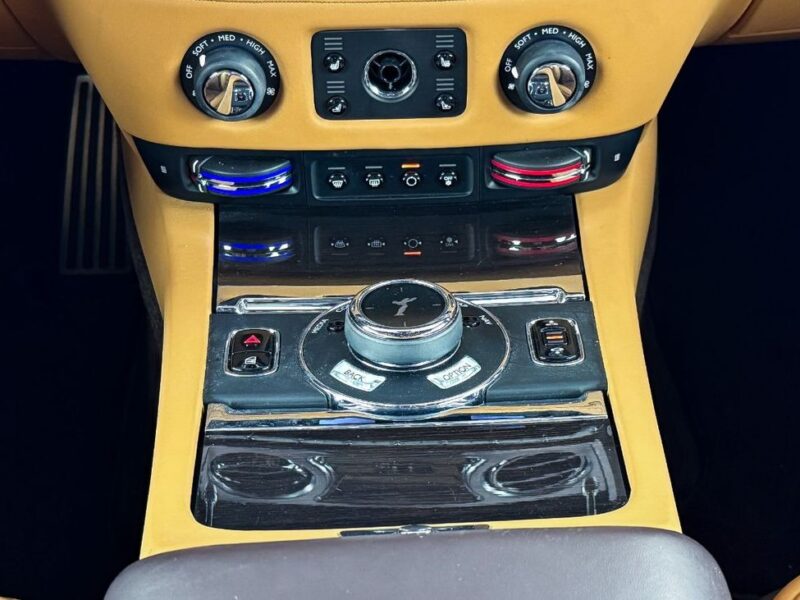 2019 Rolls-Royce Wraith 6.6L Twin-Turbocharged V12 Engine Gold Tan Coupe GCC Specs