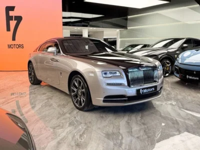 2019 Rolls-Royce Wraith 6.6L Twin-Turbocharged V12 Engine Gold Tan Coupe GCC Specs