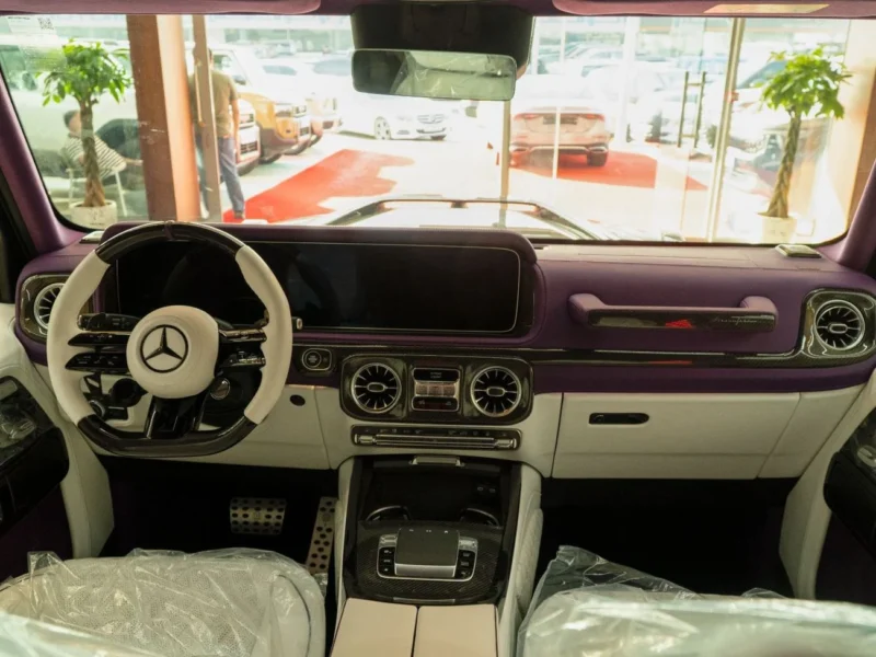 2025 Mercedes-Benz G 63 AMG BRABUS G 800 4.0L V8 Biturbo Engine Grey White SUV