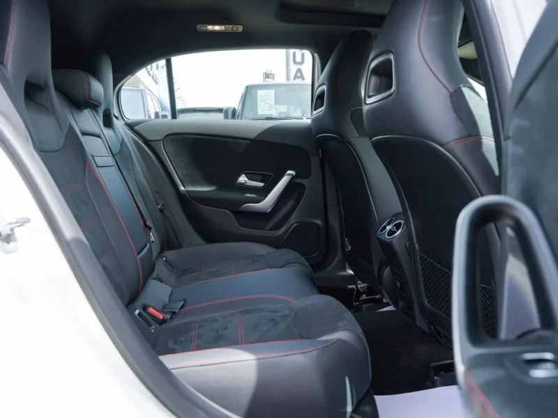 2023 Mercedes-Benz A 200 1.3-liter turbocharged 4-cylinder Petrol Engine White Black Sedan