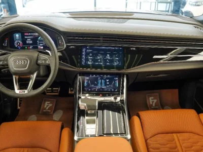 2025 Audi RS Q8 TFSI Quattro 4.0 Litres V8 Twin-Turbo Engine Brown Beige SUV