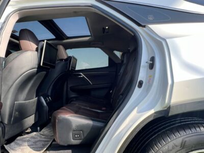 2017 LEXUS RX350 F-Sport 3.5 Litres V6 Petrol Engine White Brown SUV GCC Full Option