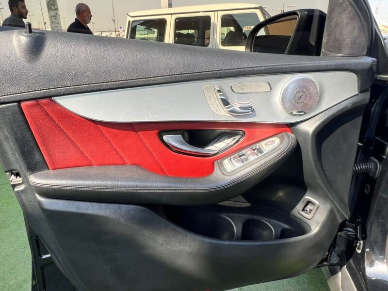 2019 MERCEDES-BENZ GLC 43 3.0 Litres V6 Petrol Engine Black Red SUV Full Option