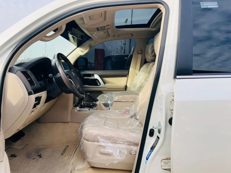 2021 TOYOTA LAND CRUISER GXR 5.7 Litres V8 Petrol Engine White Beige SUV Full Option