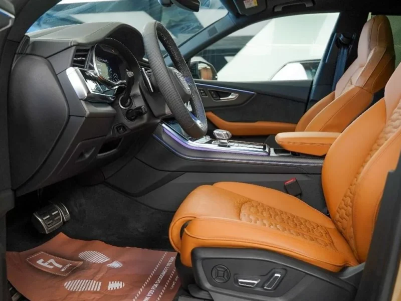 2025 Audi RS Q8 TFSI Quattro 4.0 Litres V8 Twin-Turbo Engine Brown Beige SUV
