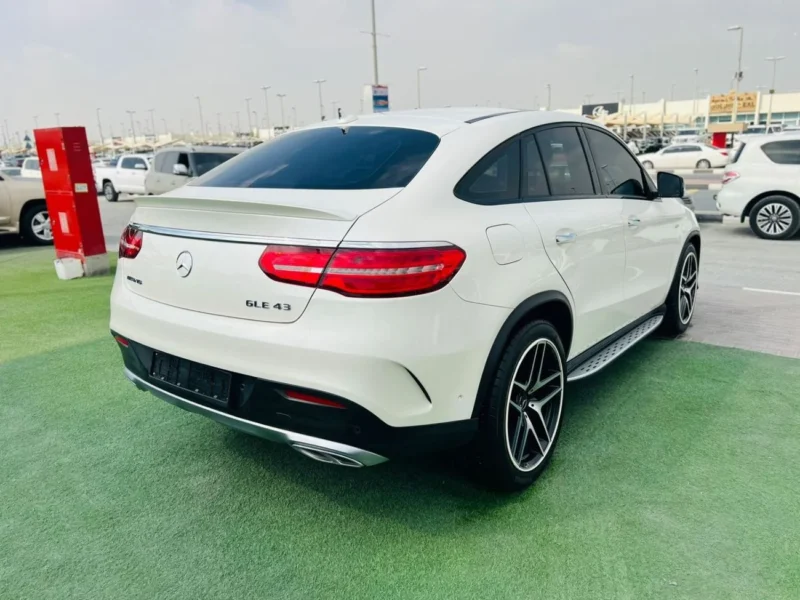 2017 Mercedes-Benz GLE 43 AMG 3.0 Litres V6 Petrol Engine White Beige SUV GCC Specs