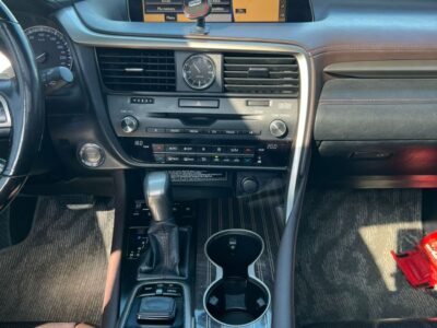 2017 LEXUS RX350 F-Sport 3.5 Litres V6 Petrol Engine White Brown SUV GCC Full Option