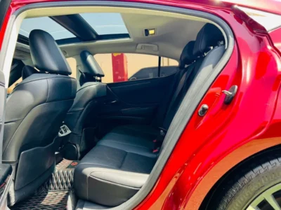 2022 Lexus ES350 3.5 Litres V6 Petrol Engine Red Black Sedan Full Options Automatic